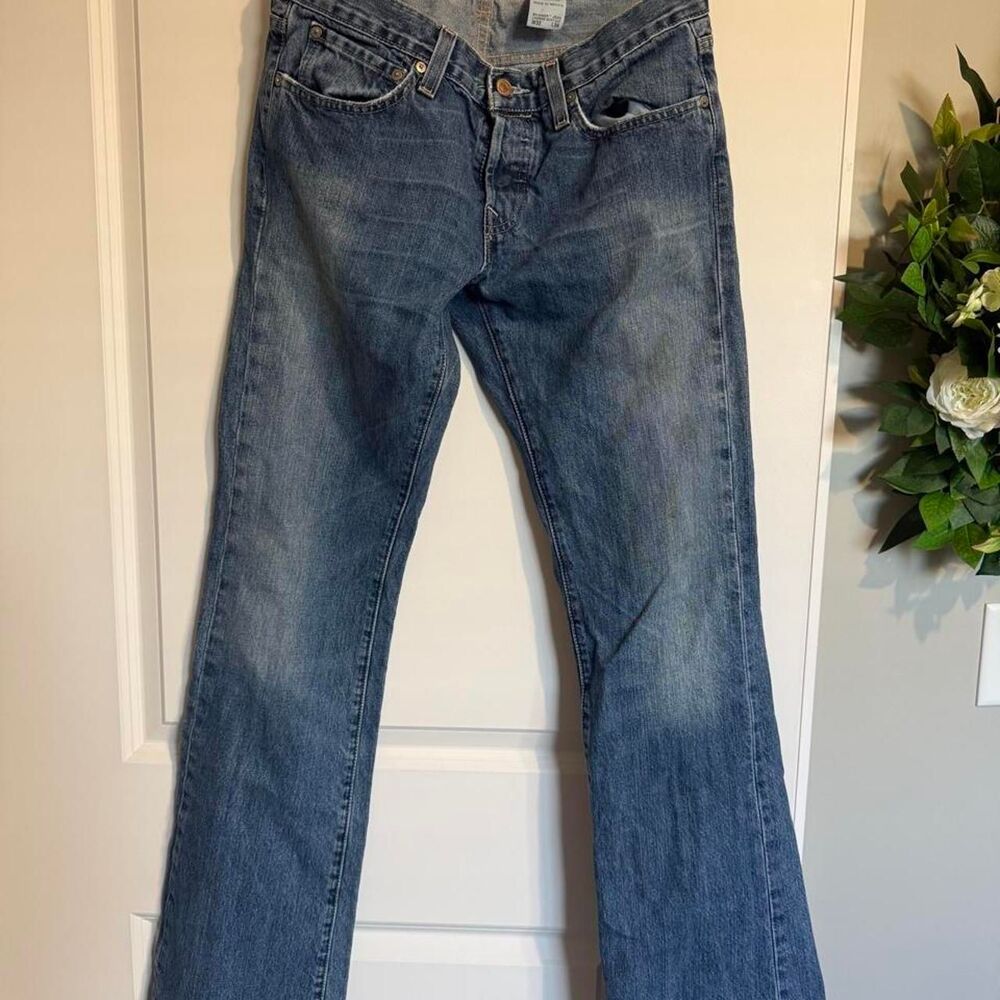 Levi-s Men's Blue and Navy Jeans